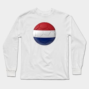 Netherlands Soccer Ball – Proud Football Fans Gift Long Sleeve T-Shirt
